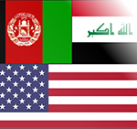  وضعیت ایالات متحده در  افغانستان و عراق